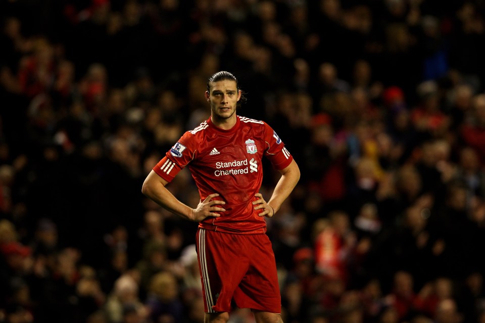  Andy Carroll was briefly ninth costliest player ever but struggled at Liverpool