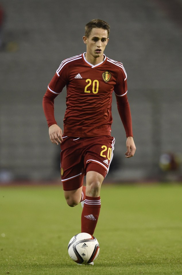 Belgium's forward Adnan Januzaj controles the ball during the friendly football match between Belgium and Iceland, at the King Baudouin Stadium in Brussels on November 12, 2014. AFP PHOTO / JOHN THYS (Photo credit should read JOHN THYS/AFP/Getty Images)