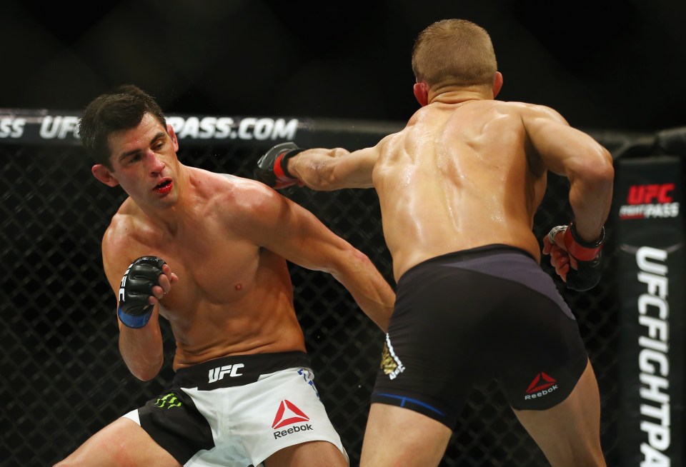  Evasive action: The ever-elusive Dominick Cruz reclaimed his title in January