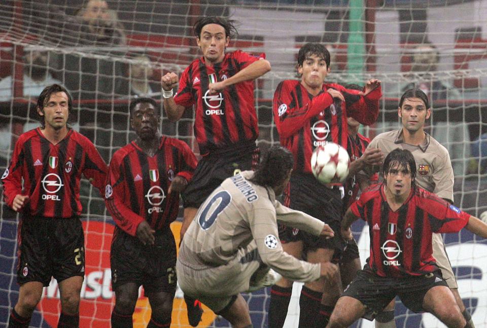  Andrea Pirlo, Clarence Seedorf, Filippo Inzaghi, Kaka, Gennaro Gattuso