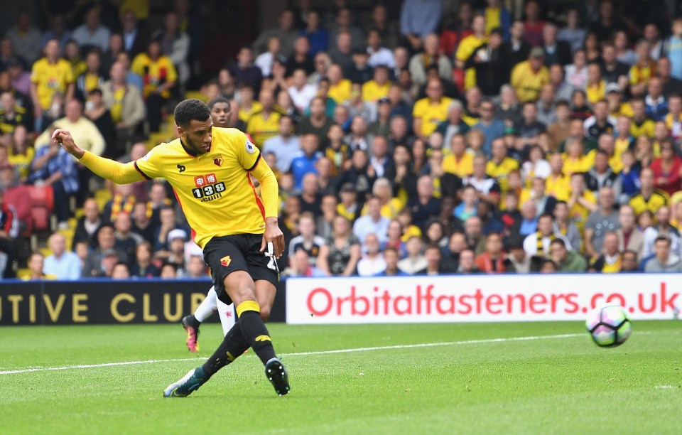  Etienne Capoue has certainly found his scoring boots for Watford this season