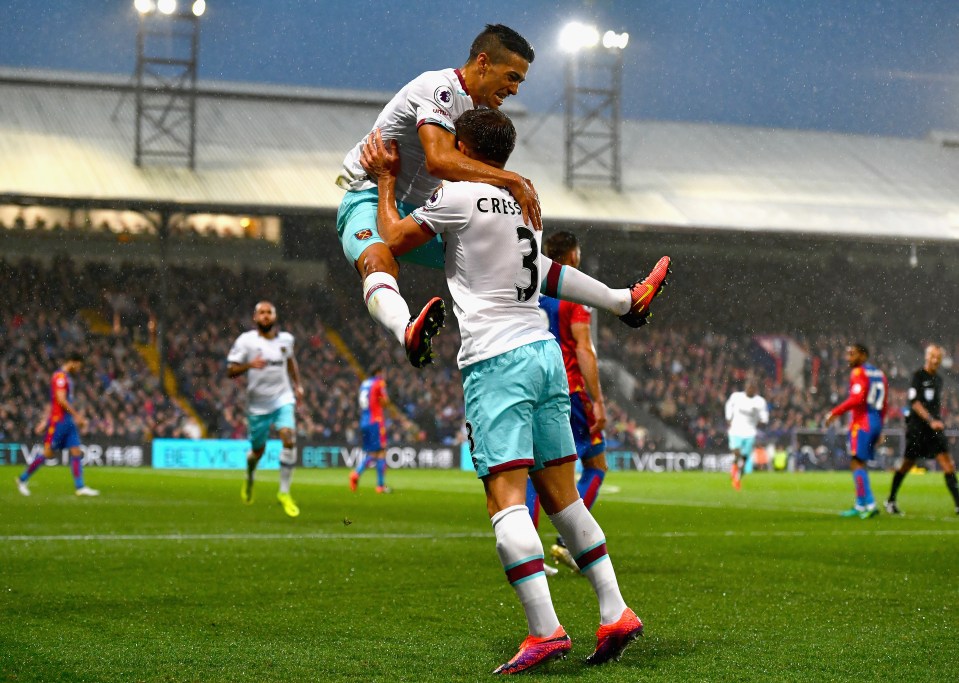 Aaron Cresswell returned from injury with an assist