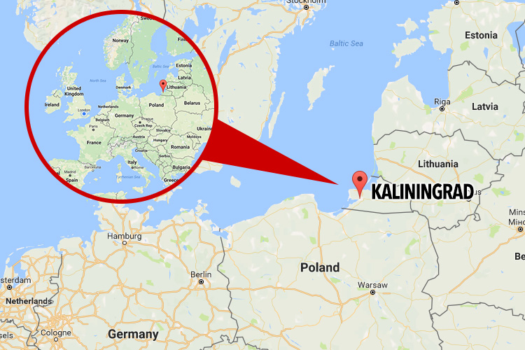  The ship laden with nuclear-capable missiles has been sent to the Russian enclave of Kaliningrad