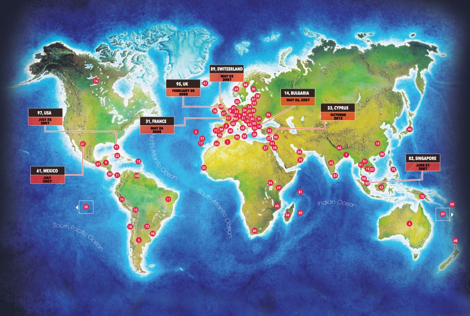  There have been nearly 9,000 sightings of Madeleine across the globe