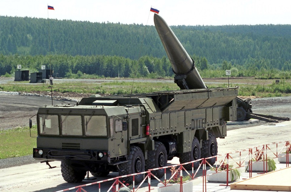  Russia's feared Iskander-M missile systems (pictured) can strike targets 310 miles away