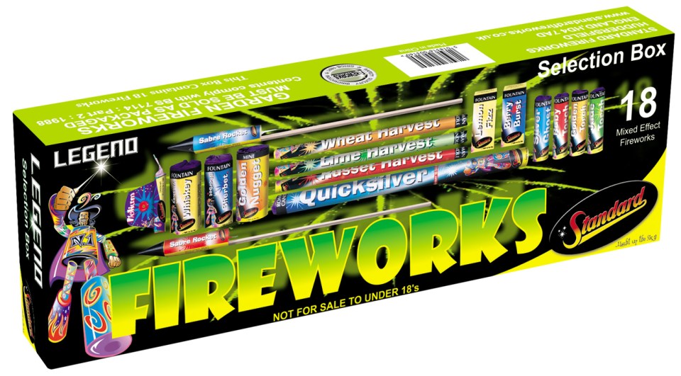  Asda are stocking a variety of fireworks in store, costing £7 each or two for £10