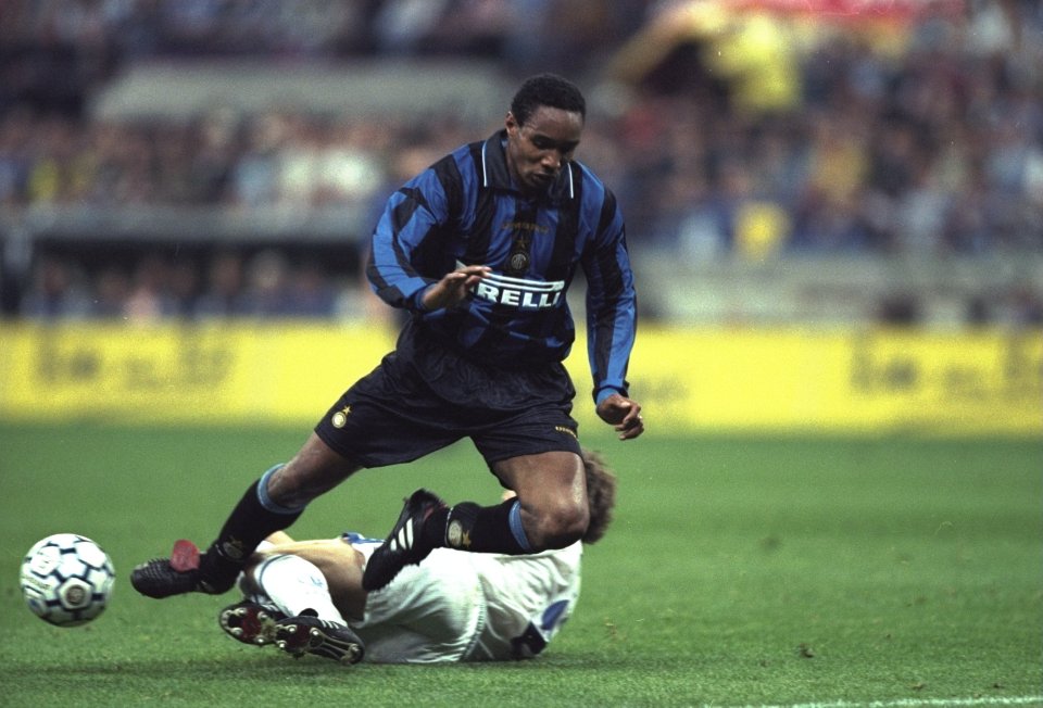 Paul Ince playing for Inter Milan back in 1997