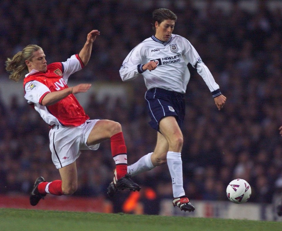  Darren Anderton had his career hampered by injuries at Tottenham