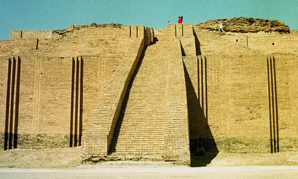  The 'Ancient Aliens' myth suggests aliens used their advanced technology to help ancient civilisations build monuments such as this Sumerian city in Southern Iraq