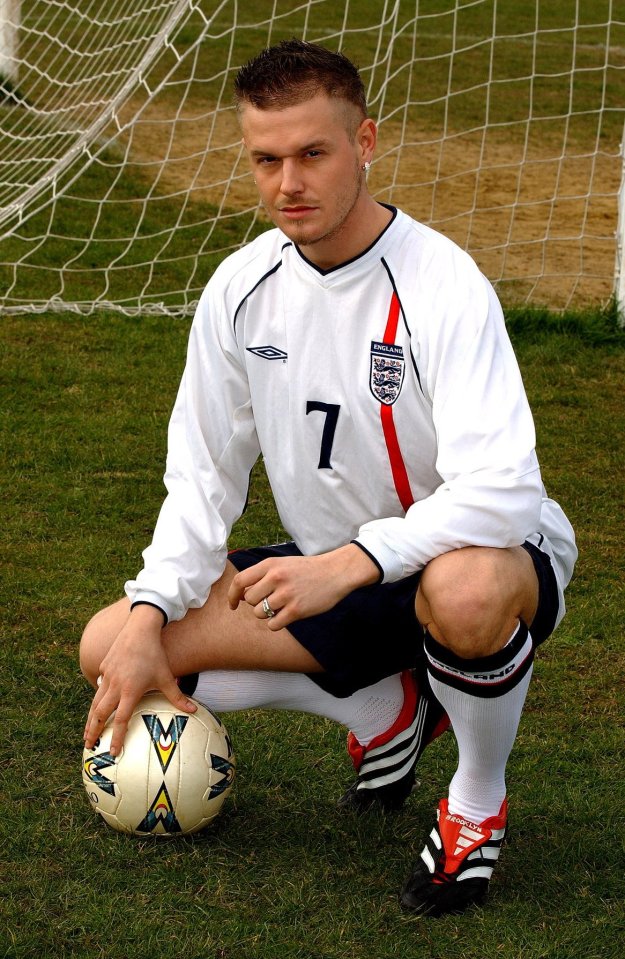 David Beckham lookalike Andy Harmer gained plenty of attention in the 00s