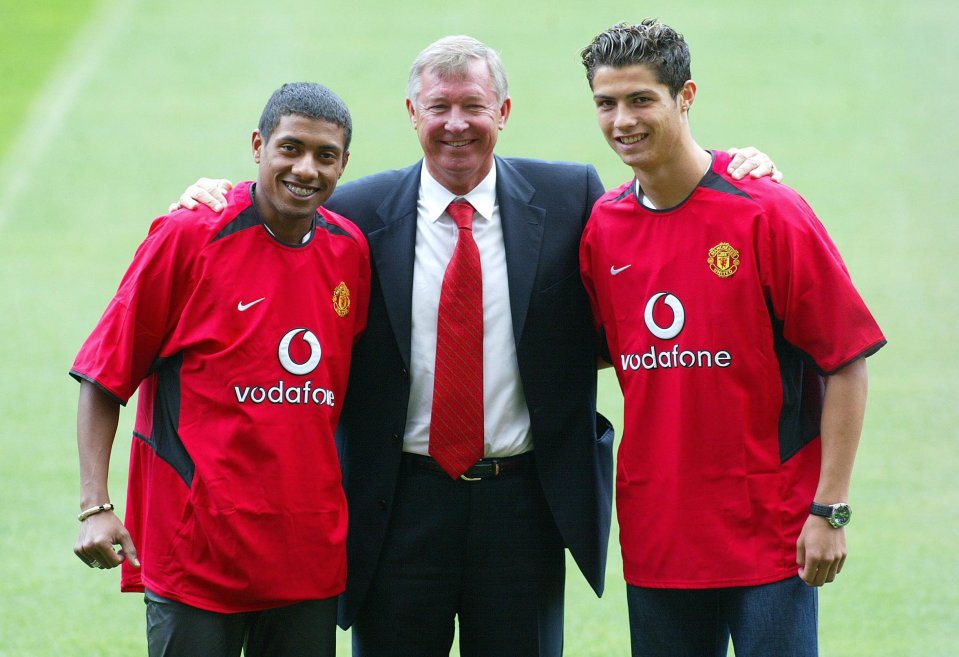 Sir Alex Ferguson signed Cristiano Ronaldo for Man United as an 18-year-old in 2003