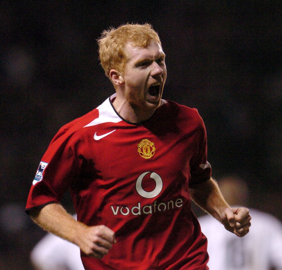 Paul Scholes turned out a whopping 718 times for Man United during his career