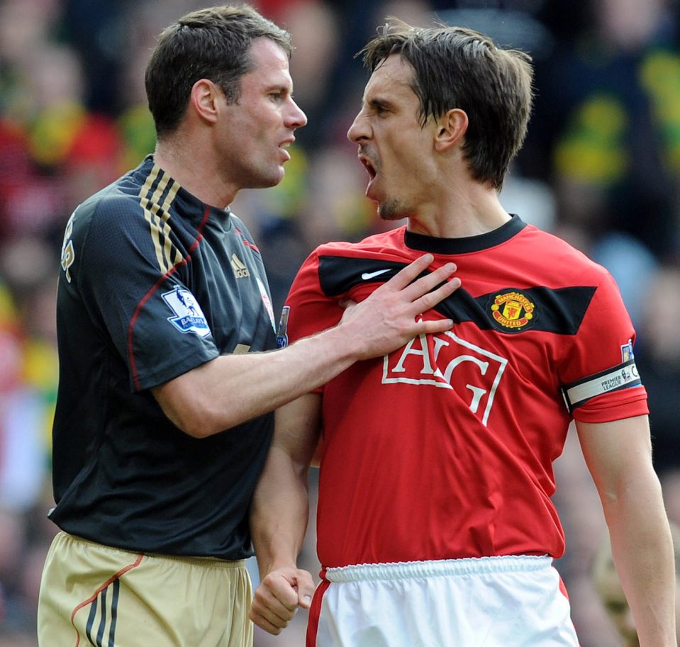 Jamie Carragher and Gary Neville encapsulate the rivalry