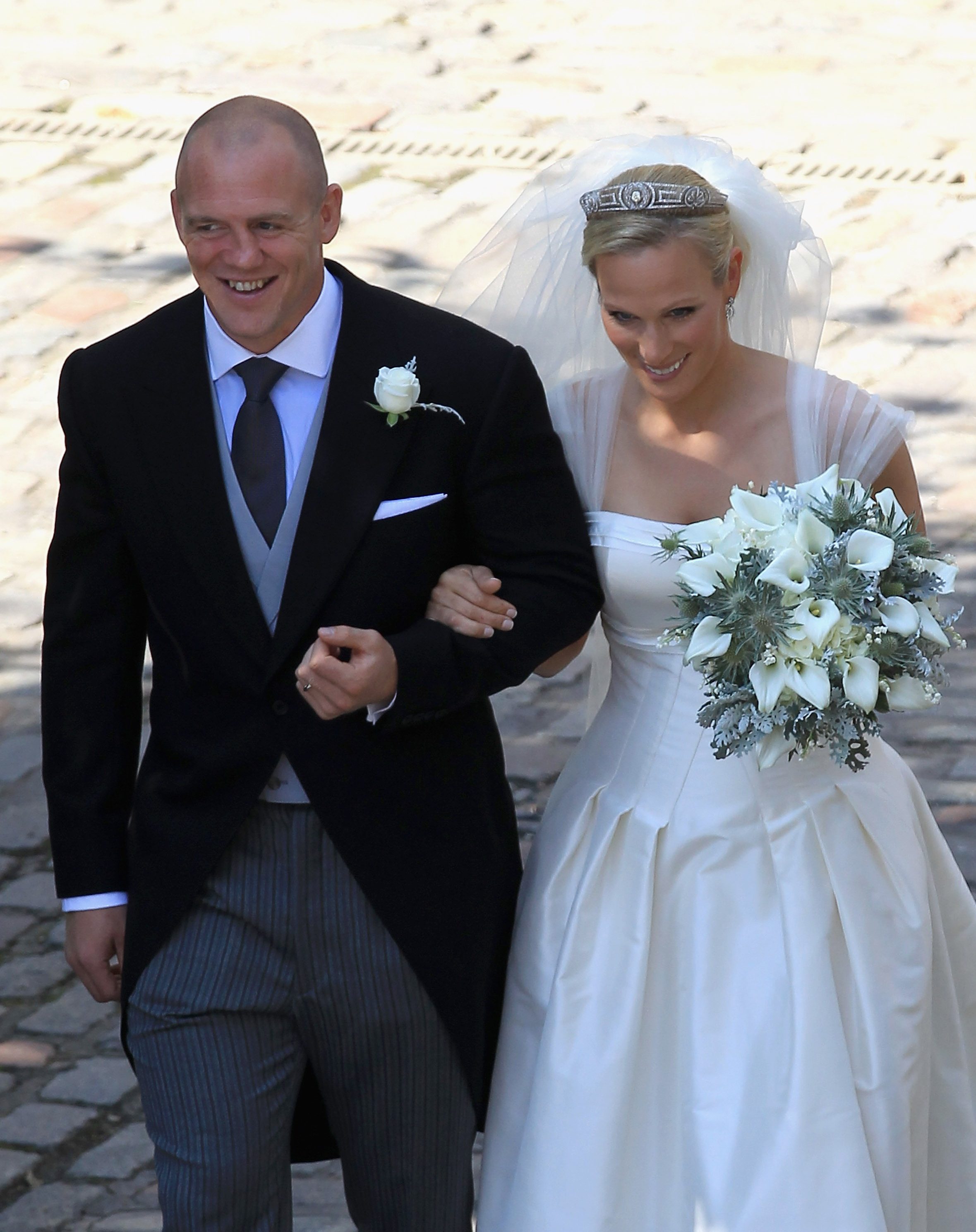 Zara and Mike married in July 2011