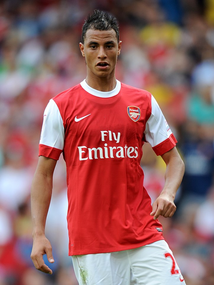 But towards the end of his Arsenal career, Chamakh's hair looked to be thinning