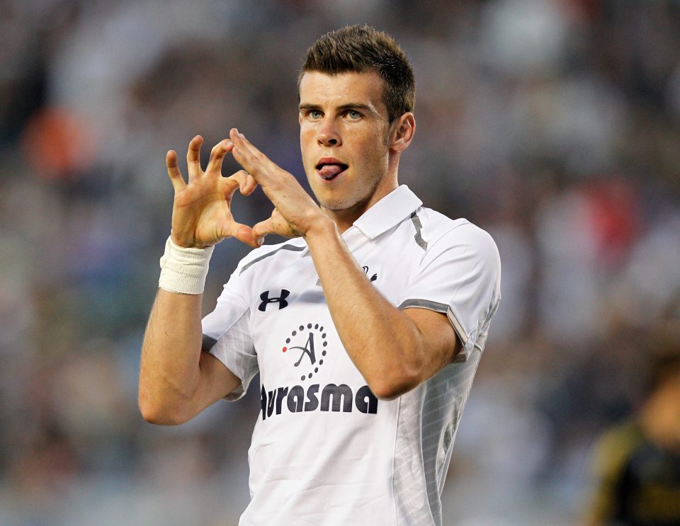 Welshman Gareth Bale kicked off his Premier League career at Tottenham