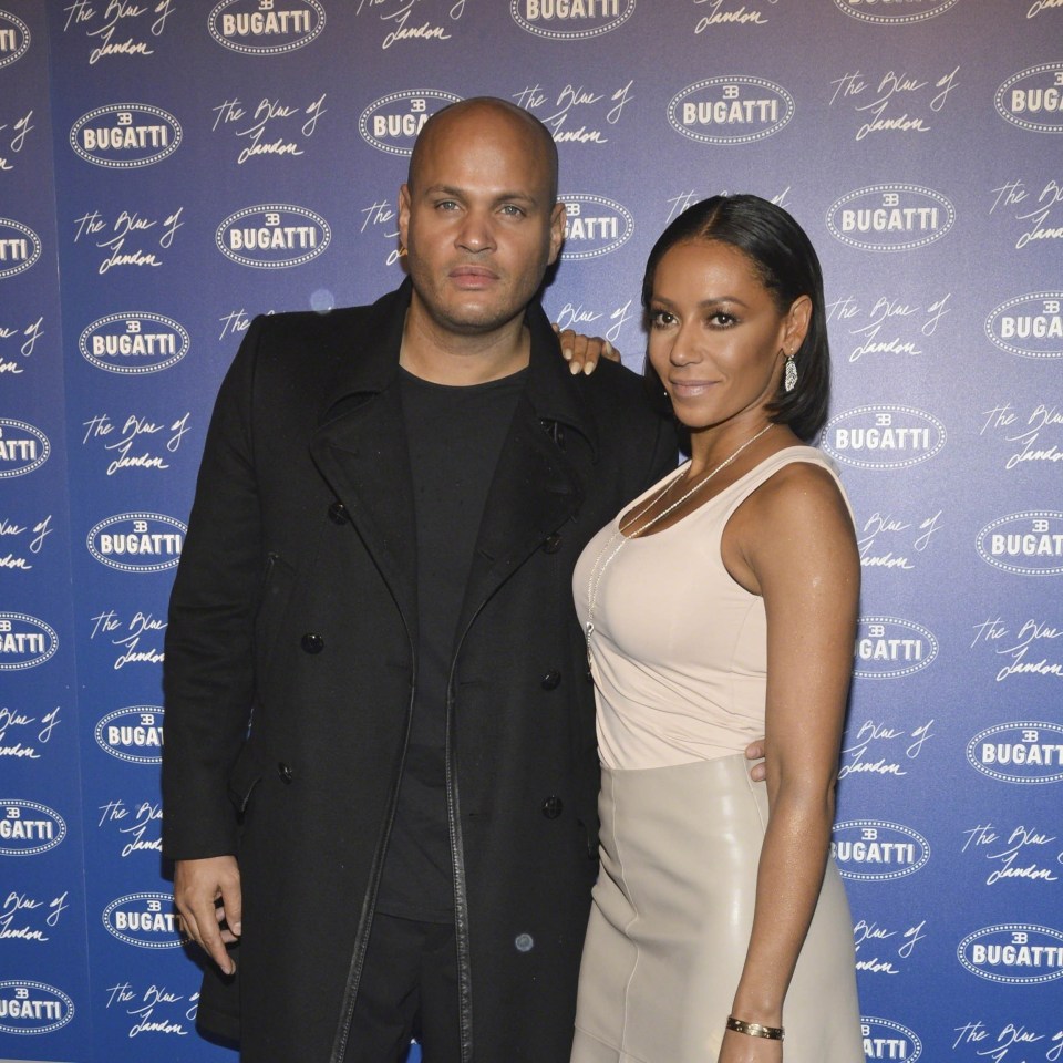  Mel B with current husband Stephen