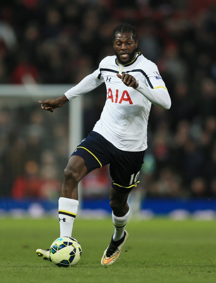  Emmanuel Adebayor proved the doubters wrong under Tim Sherwood