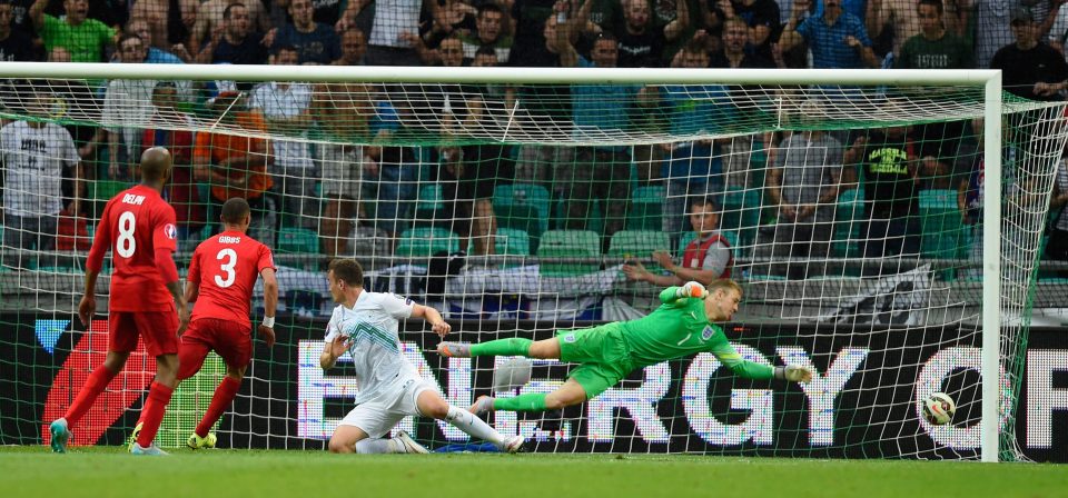 Joe Harts conceded quite a few goals against Slovenia in the past