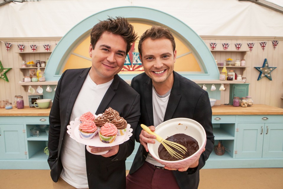  Sam Nixon and Mark Rhodes return as hosts for series four of Junior Bake Off