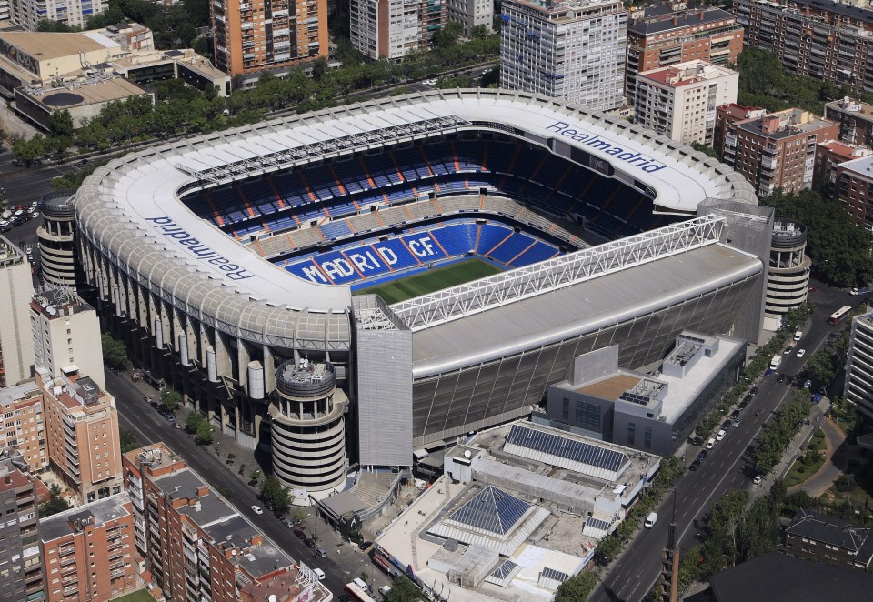 The Bernabeu would be an impressive venue with over 80,000 seats