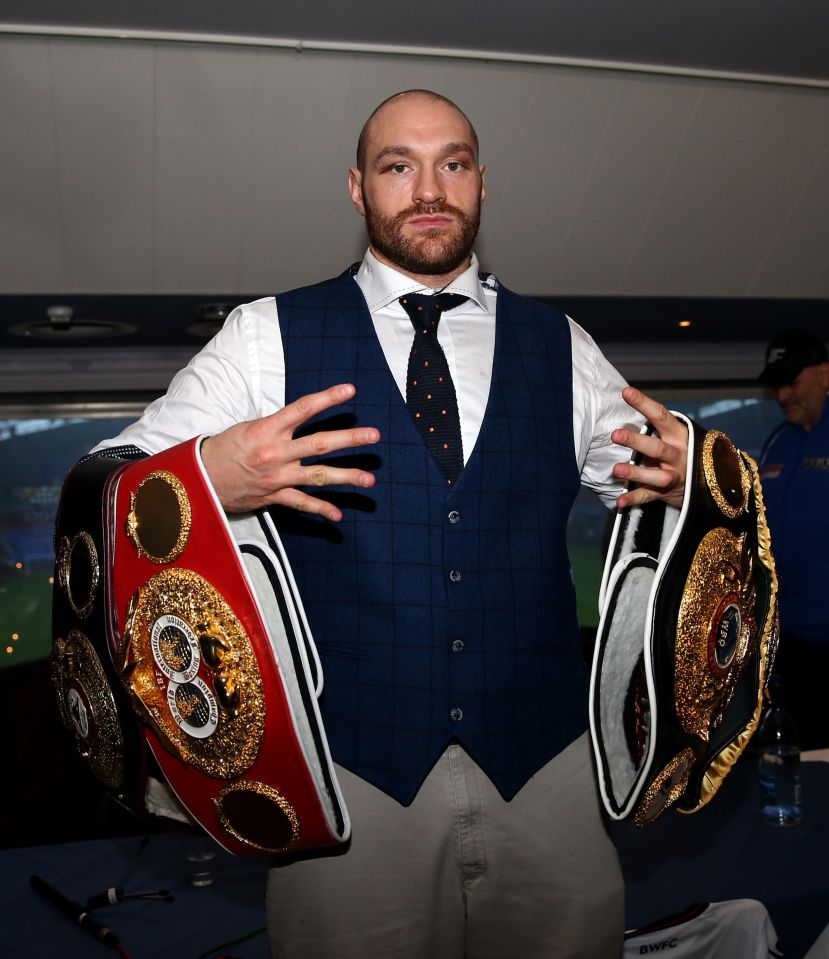 Fury says he will defend his heavyweight belts