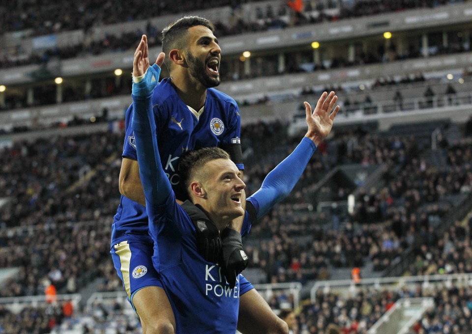  Mahrez is leading the votes, while team-mate Vardy is also on shortlist