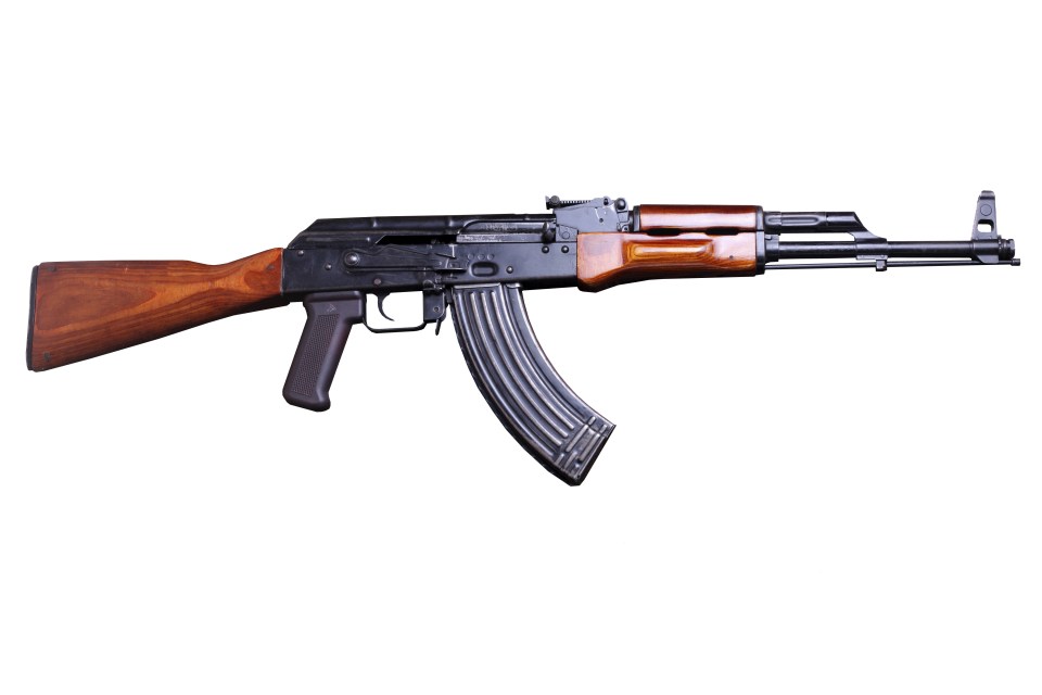  Terrifying blast . . . AK-47s have been used in some of the worst terrorist atrocities this year