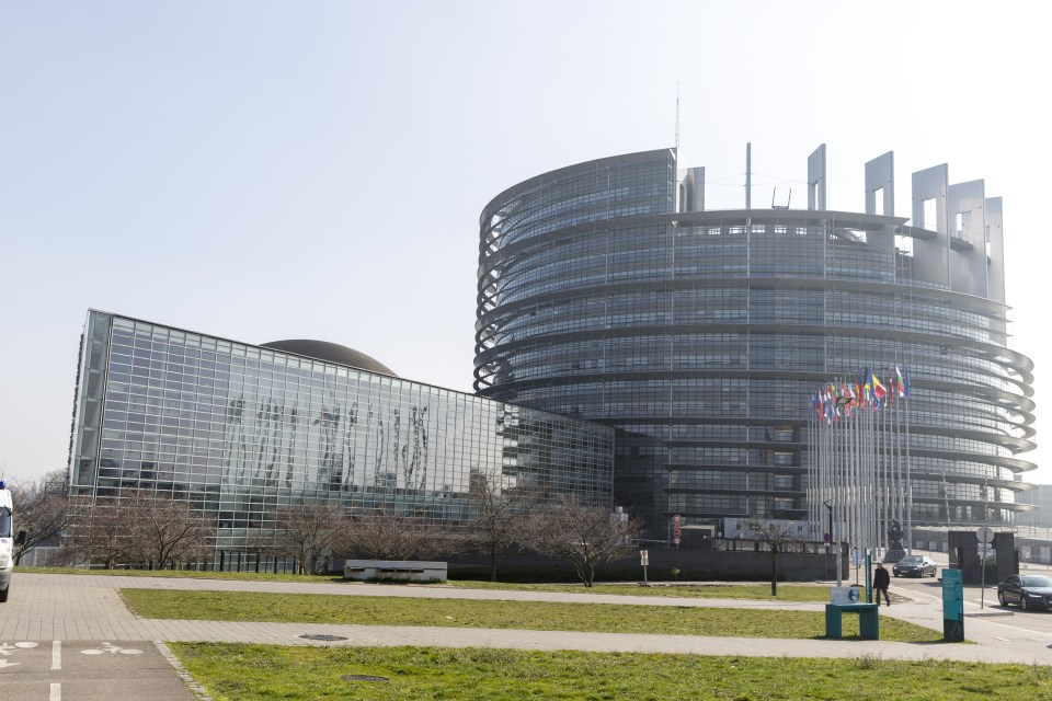  The European Parliament in Strasbourg where some bureaucrats claim that EU nationals wishing to stay permanently are being treated harshly after the vote in June last year