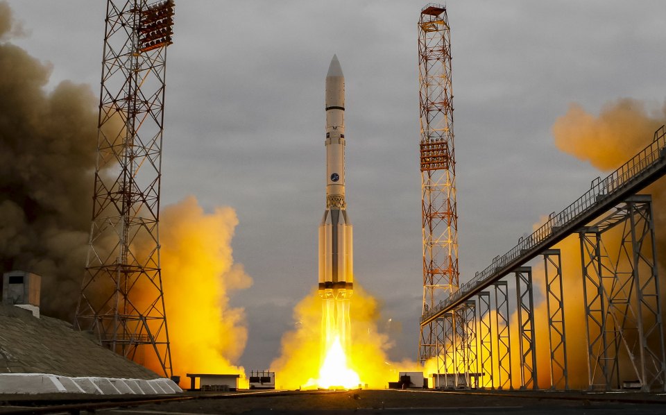  The ExoMars probe blasted off on board a Russian Proton-M rocket from the Baikonur Cosmodrome in Kazakhstan on March 14