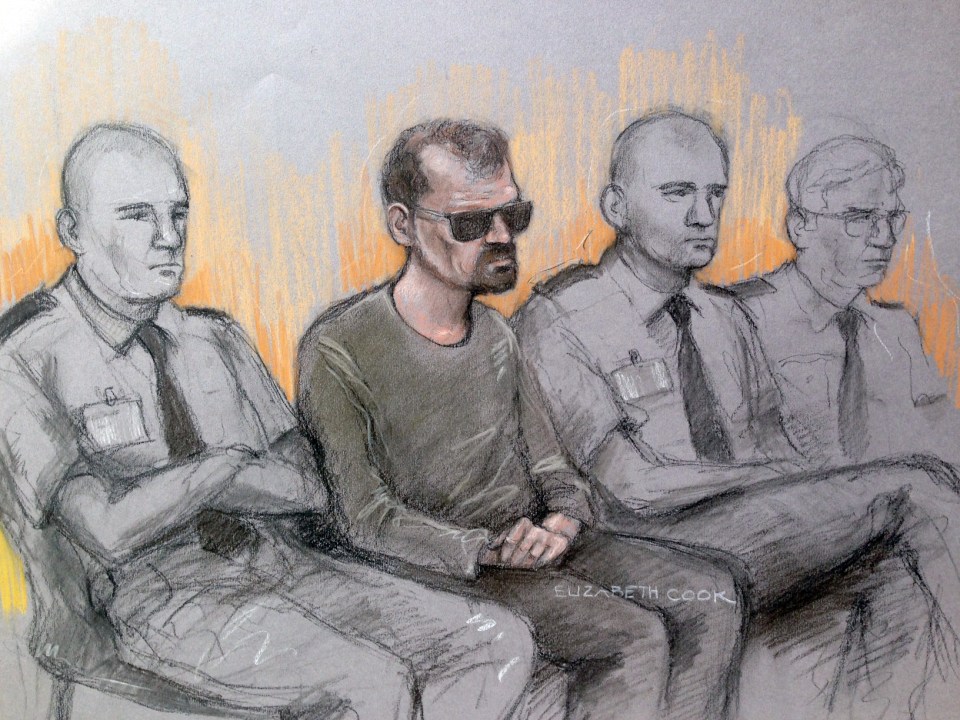  Stefano Brizzi in the dock at the Old Bailey when he appeared in court in April