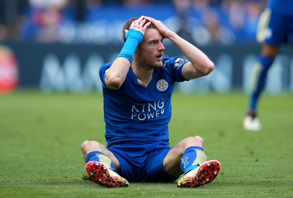 Jamie Vardy has failed to set the Premier League alight in the 2016-17 season