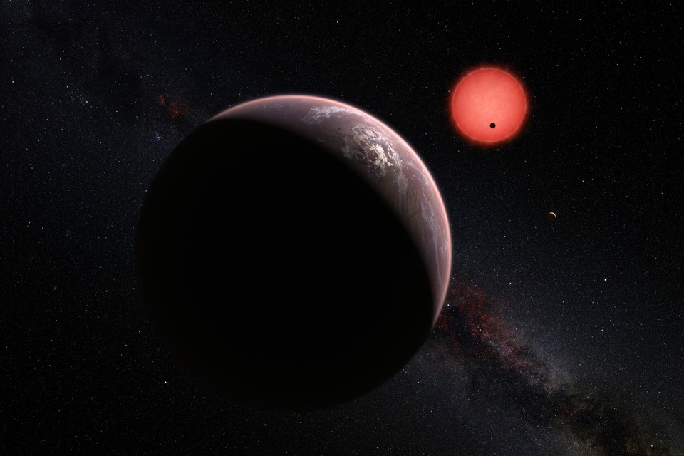  Three Earth-like planets were found to be orbiting the habitable zone around a star known as Trappist 1 but it's unclear whether Ross 128 has any