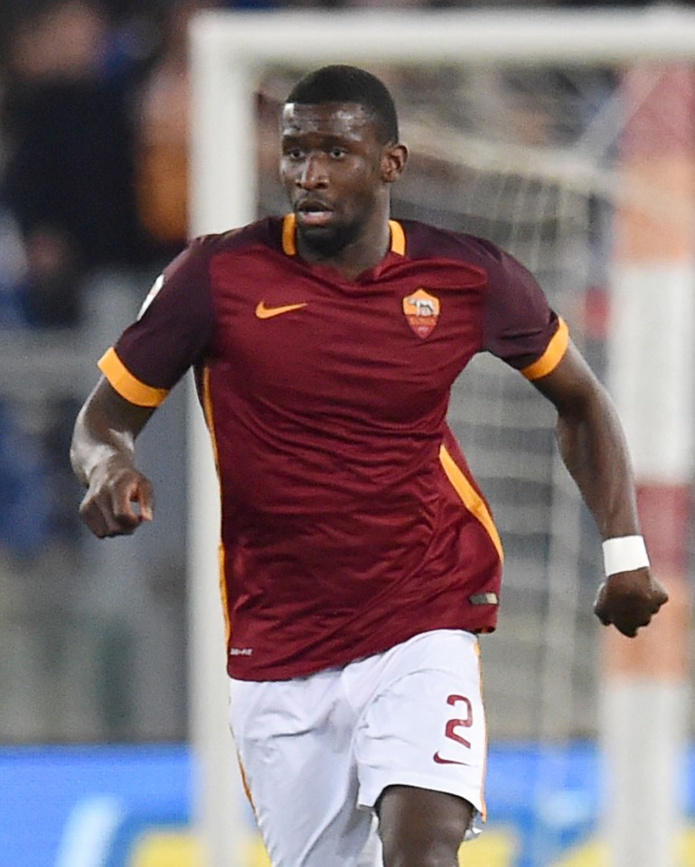 Chelsea want to sign Roma defender Antonio Rudiger in the January transfer window