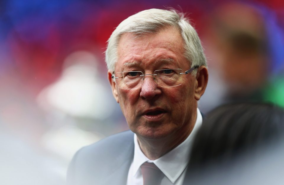 Sir Alex Ferguson at last seasons FA Cup final 