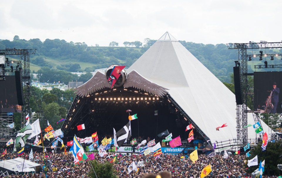 Dua Lipa is performing on the Pyriamid Stage at Glastonbury on June 28