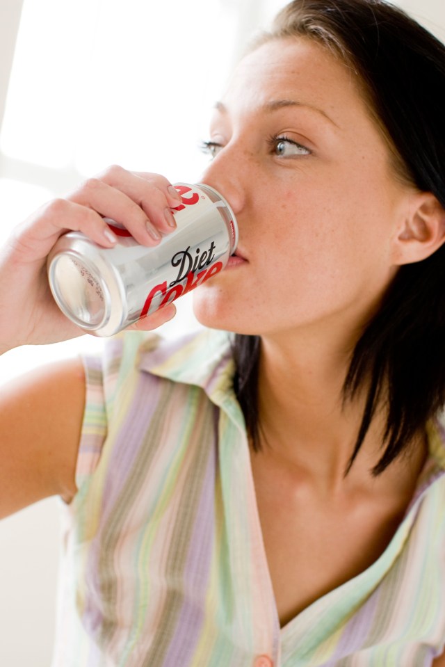 A couple of glasses of sugary or diet pop – such as Diet Coke – raises a person’s chance of the disease by a staggering 139 per cent