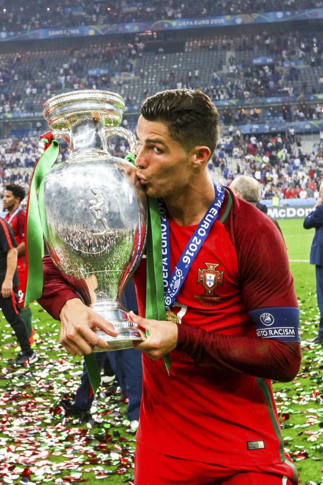 Portugal skipper Cristiano Ronaldo also won the Euros this summer with his country