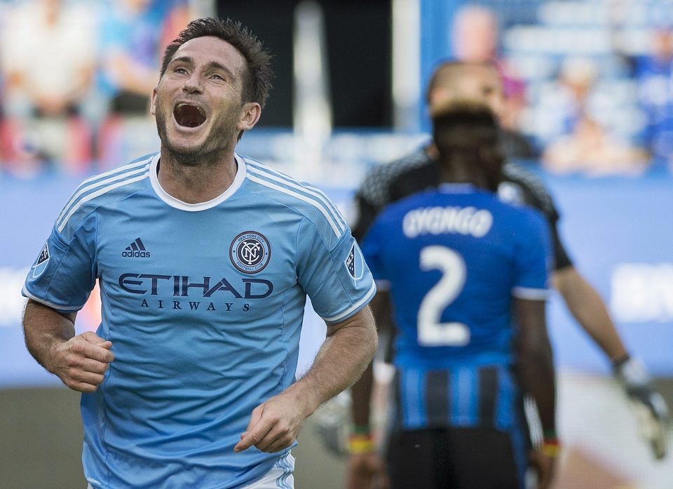 Lampard is still going strong as a player - for New York City in the MLS