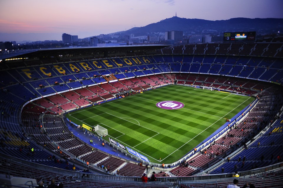 The Nou Camp is an intimidating venue for any side