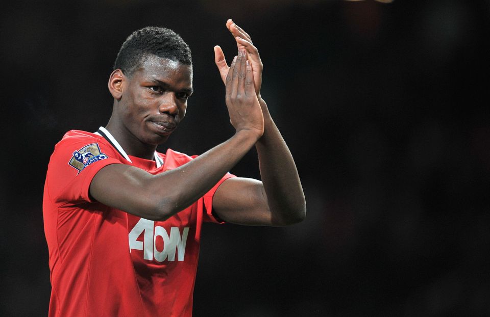 Pogba made just three Premier League appearances before moving to Juventus