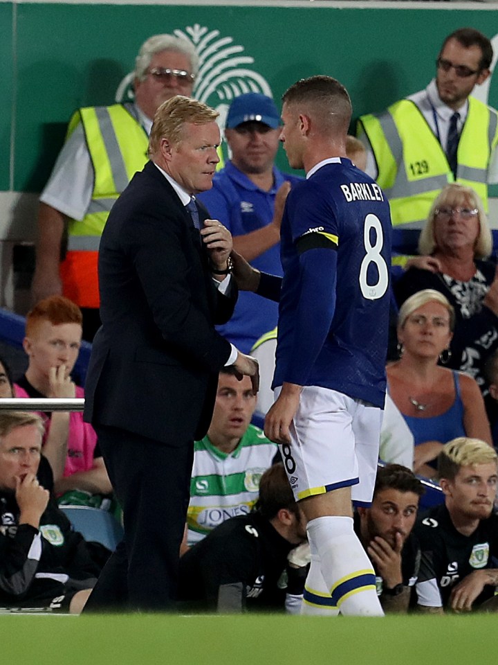 Ronald Koeman has been openly critical about Ross Barkley's performances for Everton 