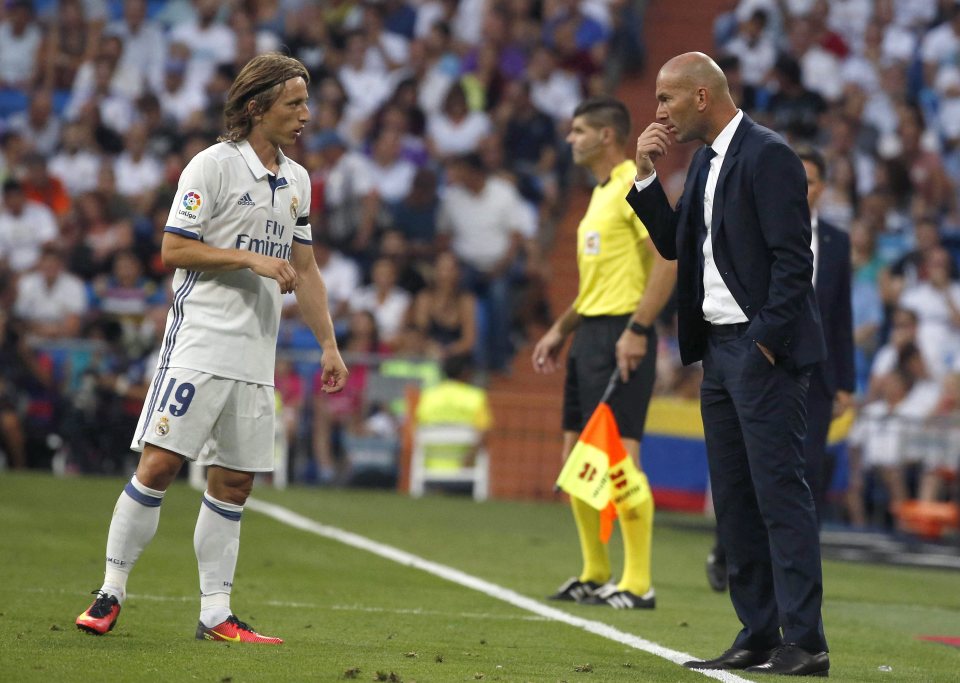 Luka Modric has become a key man for Zinedine Zidane's Real Madrid side