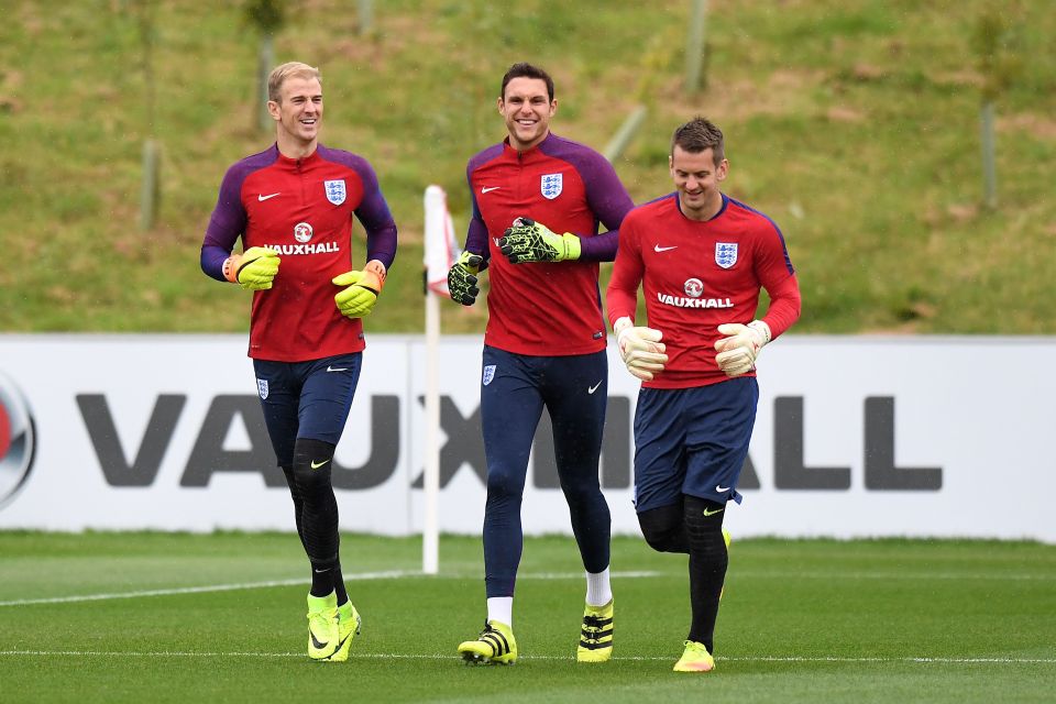 Michael Keane's Burnley team-mate Tom Heaton has also been in the England squad