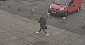 Paige is caught on CCTV walking to deli where she was butchered