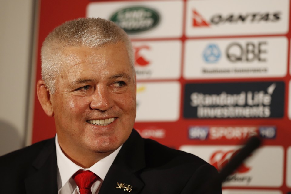  Warren Gatland is taking charge of his second Lions tour after winning in Australia