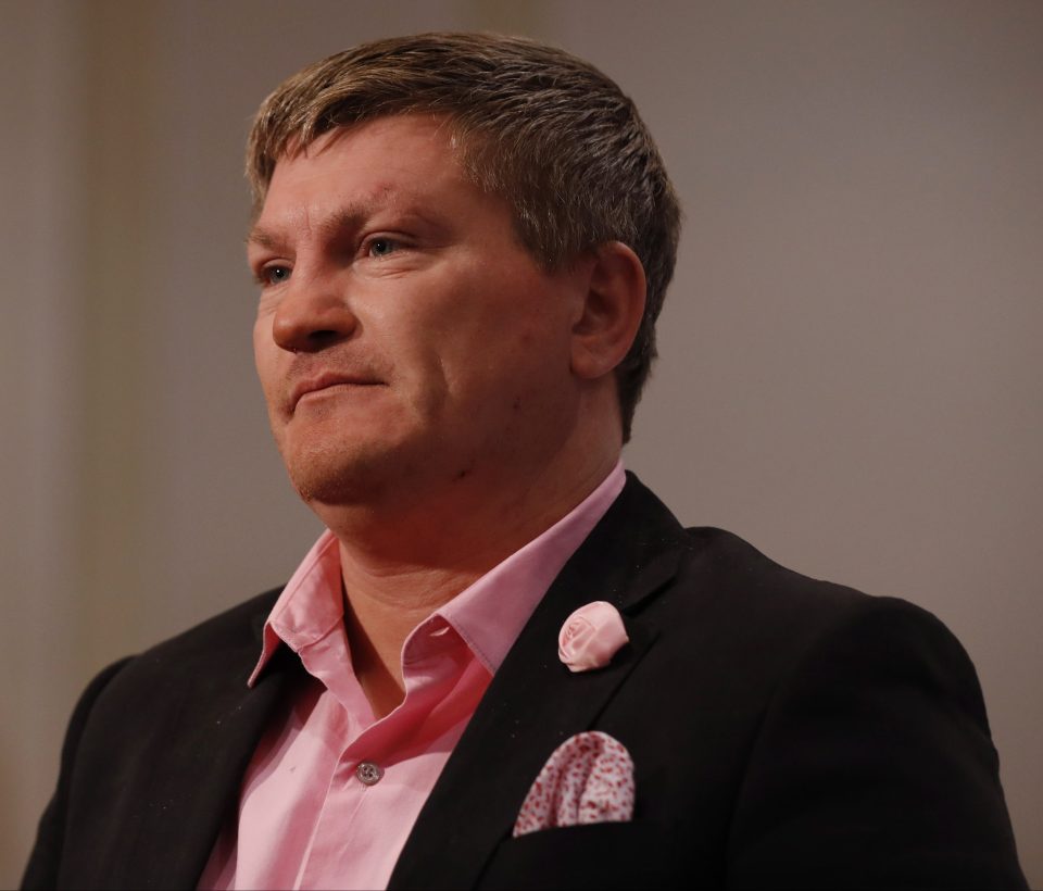  Ricky Hatton set up a JustGiving fund-raising page