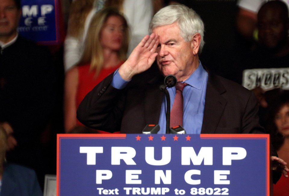  Newt Gingrich is being considered for Secretary of State, according to documents seen by BuzzFeed