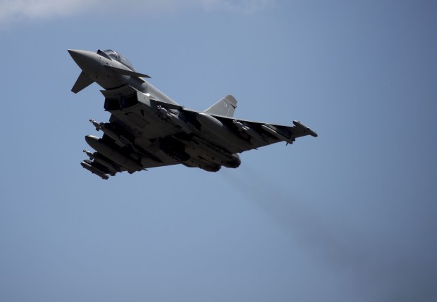 Typhoon jets took part in a four day blitz on the Jihadi group