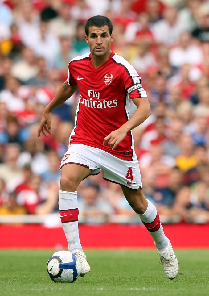 Cesc Fabregas was arguably at his best during his Arsenal days